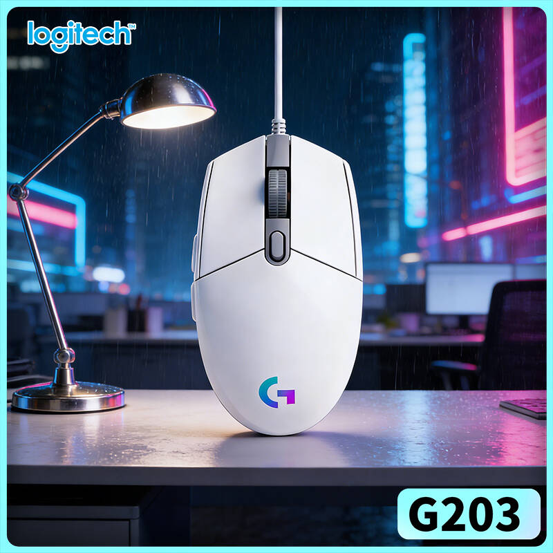 Logitech Mouse G203 - 로지텍 G203 유선 게이밍 마우스 RGB