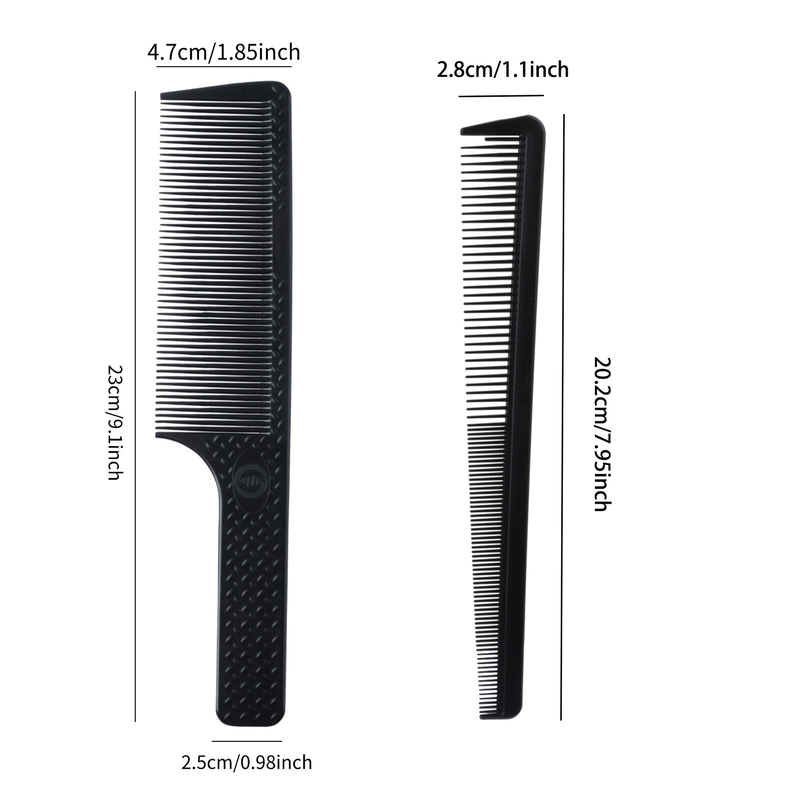 2개 세트 전문가용 테이퍼형 이발 빗 세트, 내열성 헤 - Binding Machine Comb 리뷰 및 가격