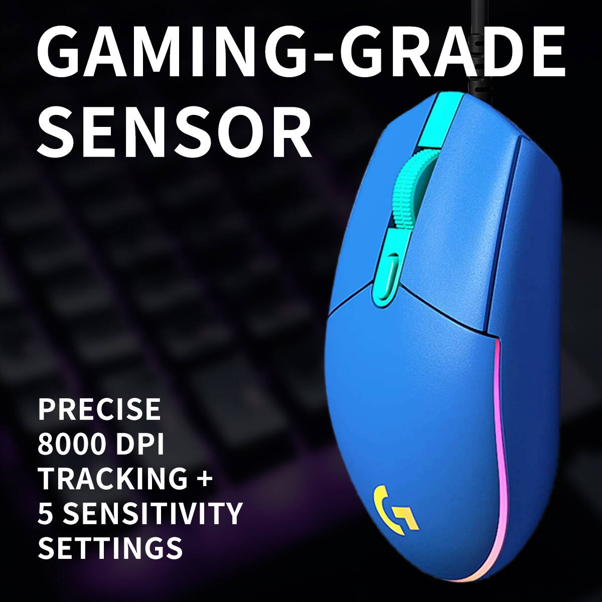 로지텍 G203 유선 게이밍 마우스 스내피 버튼 피드백 - Logitech Mouse G203 리뷰 및 가격