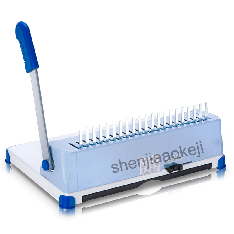 A4 사이즈 콤 타입 제본기 Mars 230 수동 고무 - Binding Machine Comb 리뷰 및 가격