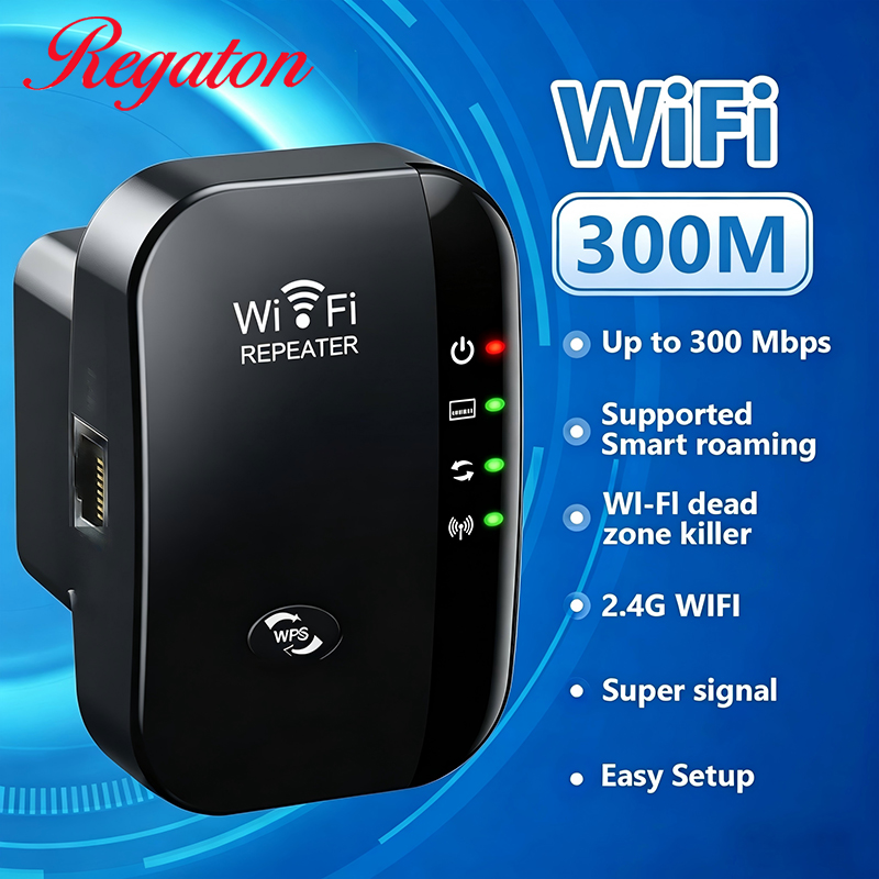무선 300M 2.4GHz WiFi 범위 확장기, 강력 - Office Technologies 리뷰 및 가격